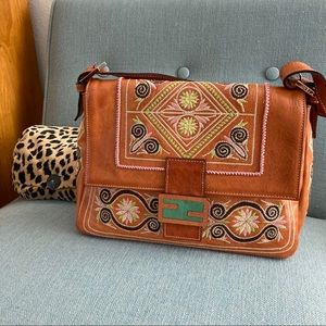 AUTHENTIC FENDI VINTAGE EMBROIDERED MAMMA BAGUETTE BAG!!